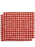 La DoubleJ Cherries Avorio-print table mats (set of 2) - Red