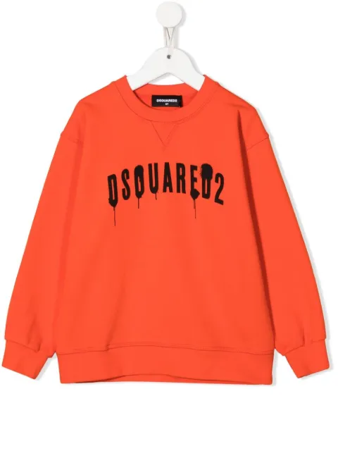 DSQUARED2 KIDS sudadera Spray con logo estampado 