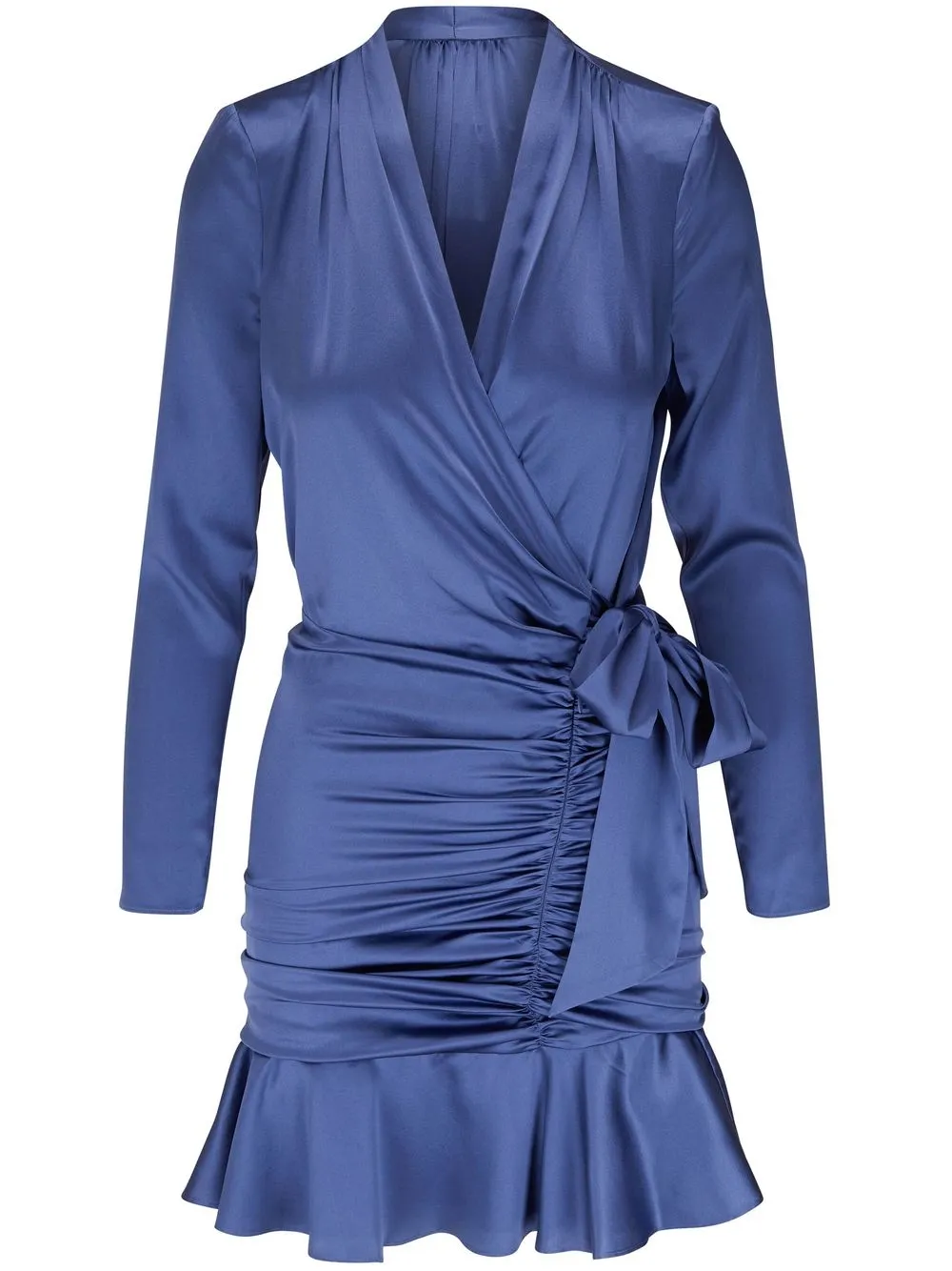 

Veronica Beard ruched belted dress - Blue