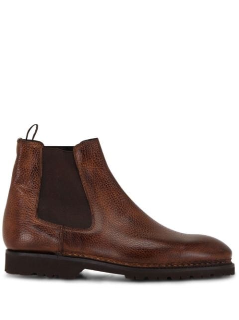 Bontoni leather Chelsea boots