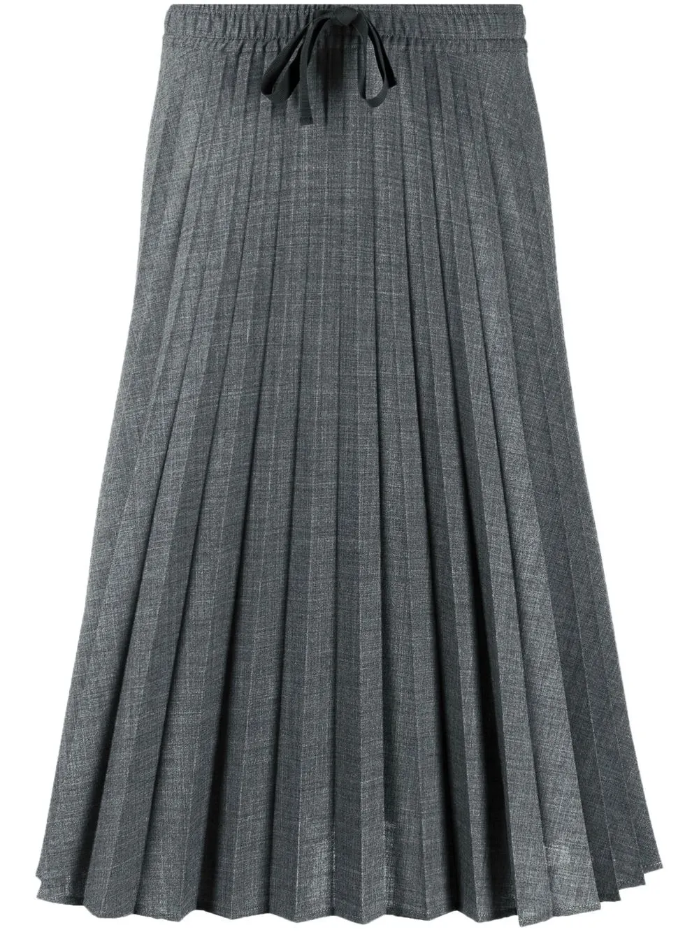 

Semicouture falda ajustada con moño en la cintura - Gris