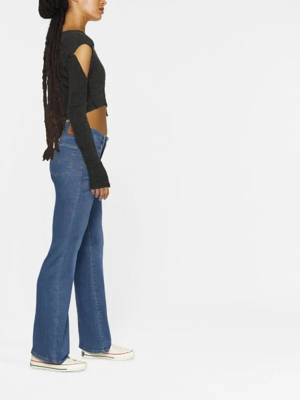  Levi's Jeans acampanados de tiro alto 726 para mujer (estándar  y plus) : Ropa, Zapatos y Joyería