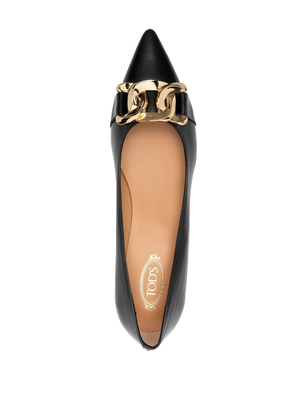 Tod's chain-strap pointed-toe Pumps - Farfetch