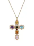 Dolce & Gabbana 18K yellow gold Rainbow gemstone pendant