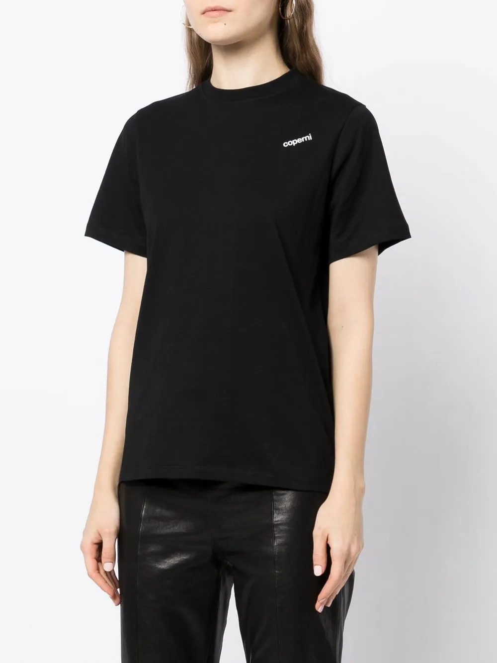 Coperni Logo-print Short-sleeve T-shirt In Black