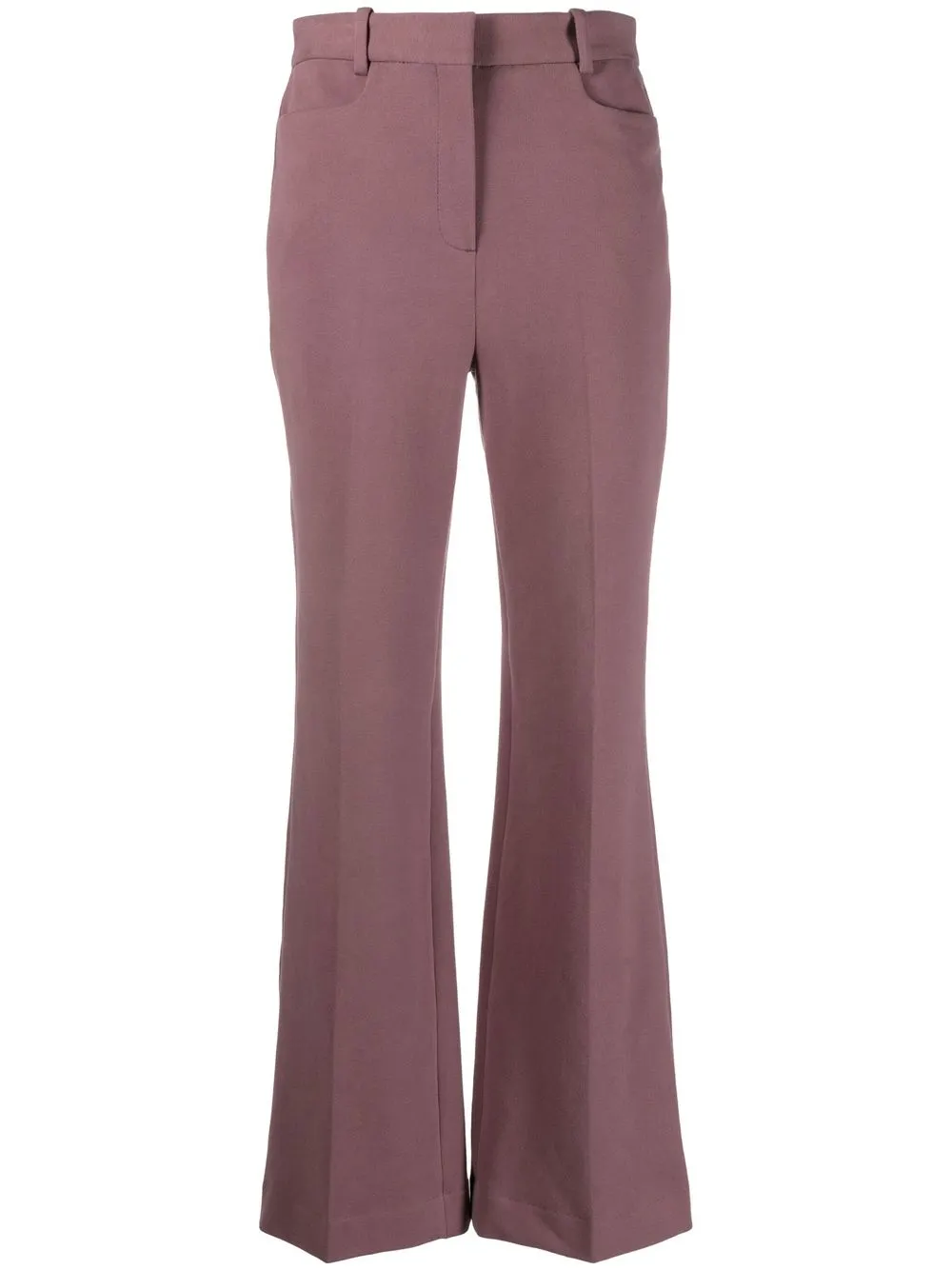 

Circolo 1901 high-waist flared trousers - Purple