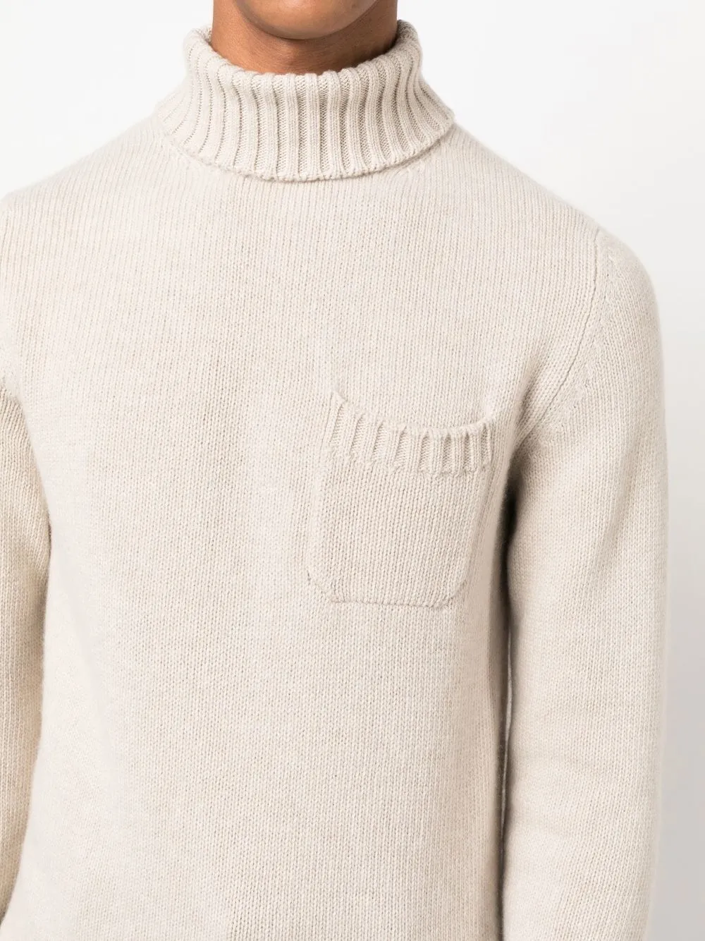 Fedeli chunky-knit Roll Neck Jumper 