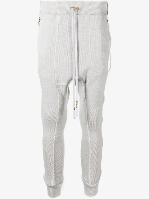Boris Bidjan Saberi crop-crotch detail track pants