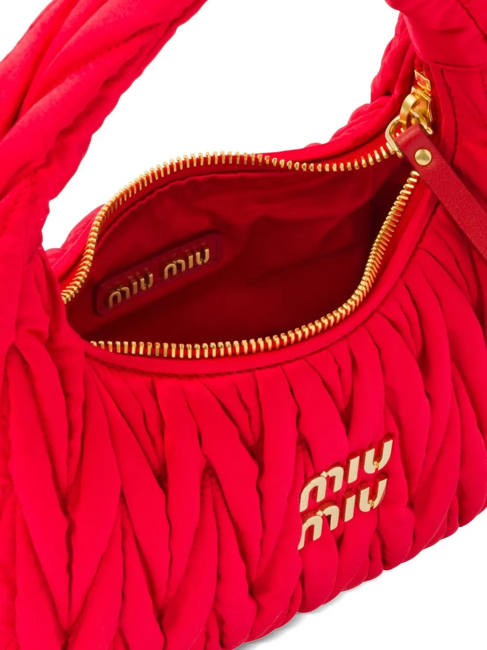 Miu Miu Mini Wander Matelassé Shoulder Bag - Farfetch