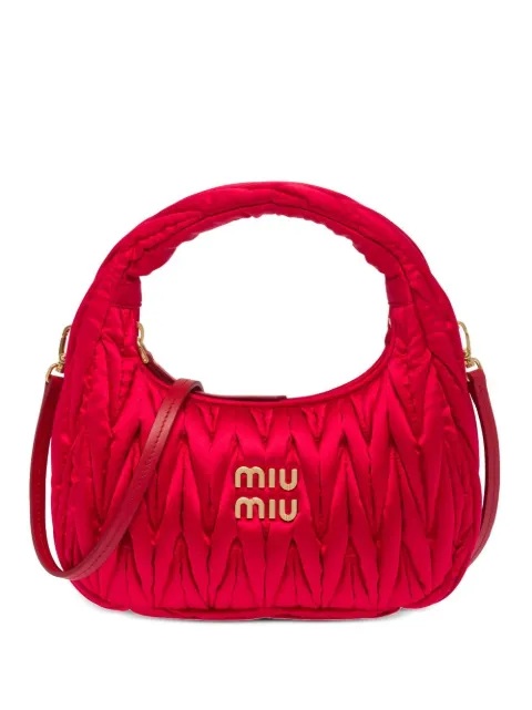 Miu Miu mini Wander matelassé tote bag