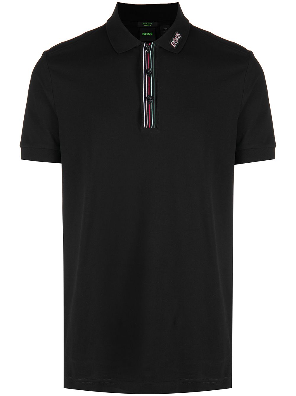 

BOSS playera tipo polo Paddy - Negro