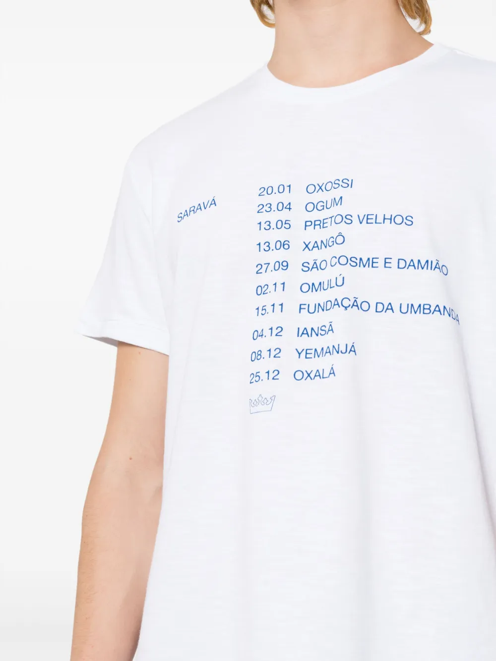 Osklen Katoenen T-shirt Wit