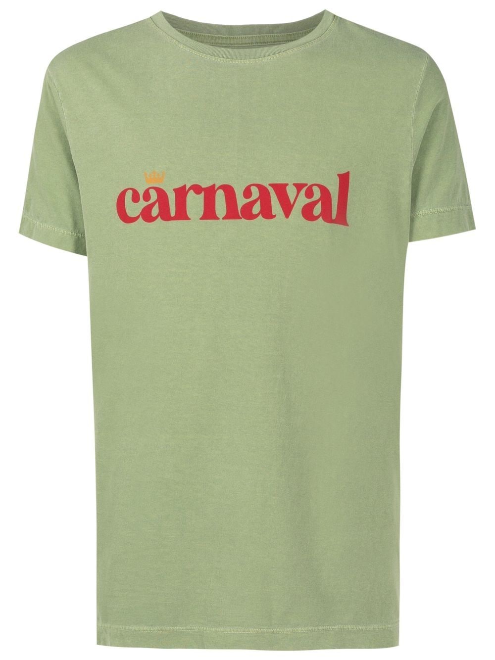 Osklen Carnaval-print Detail T-shirt In Green