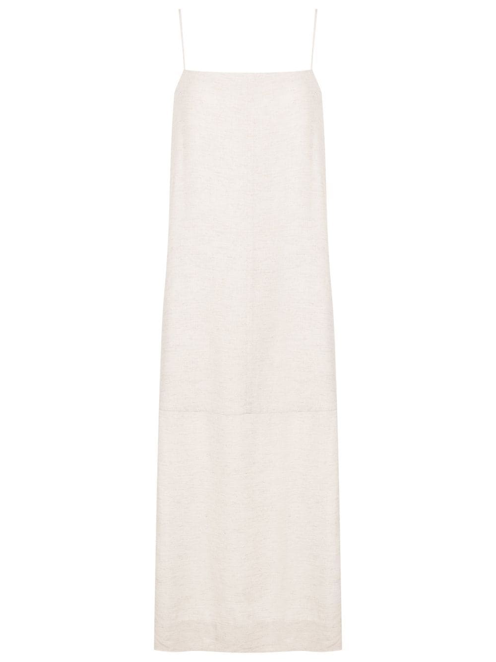 Osklen Side-slit Cami Dress In Neutrals