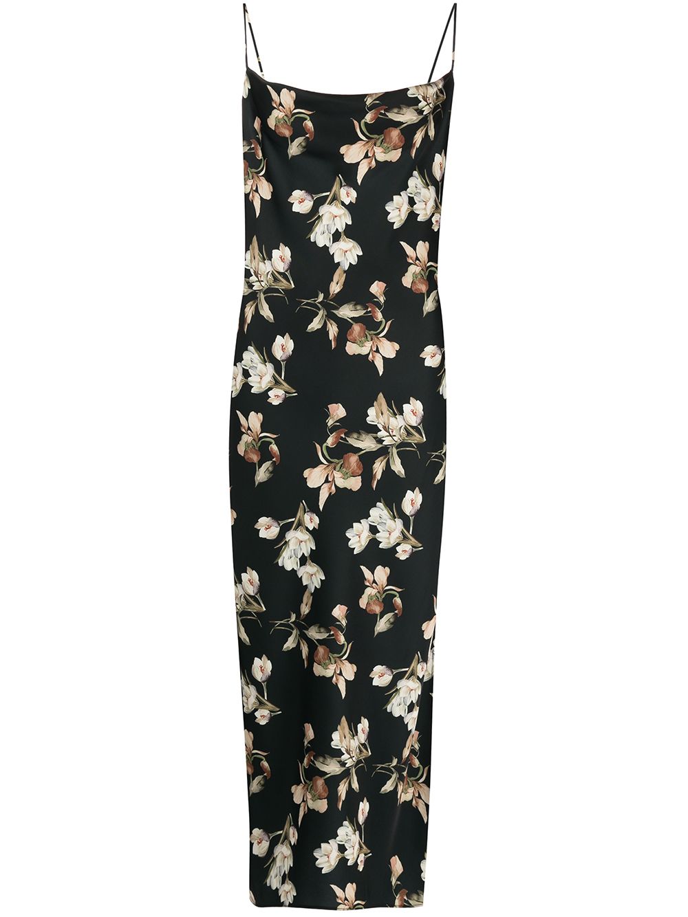 

Sachin & Babi vestido midi Sabrina con estampado floral - Negro