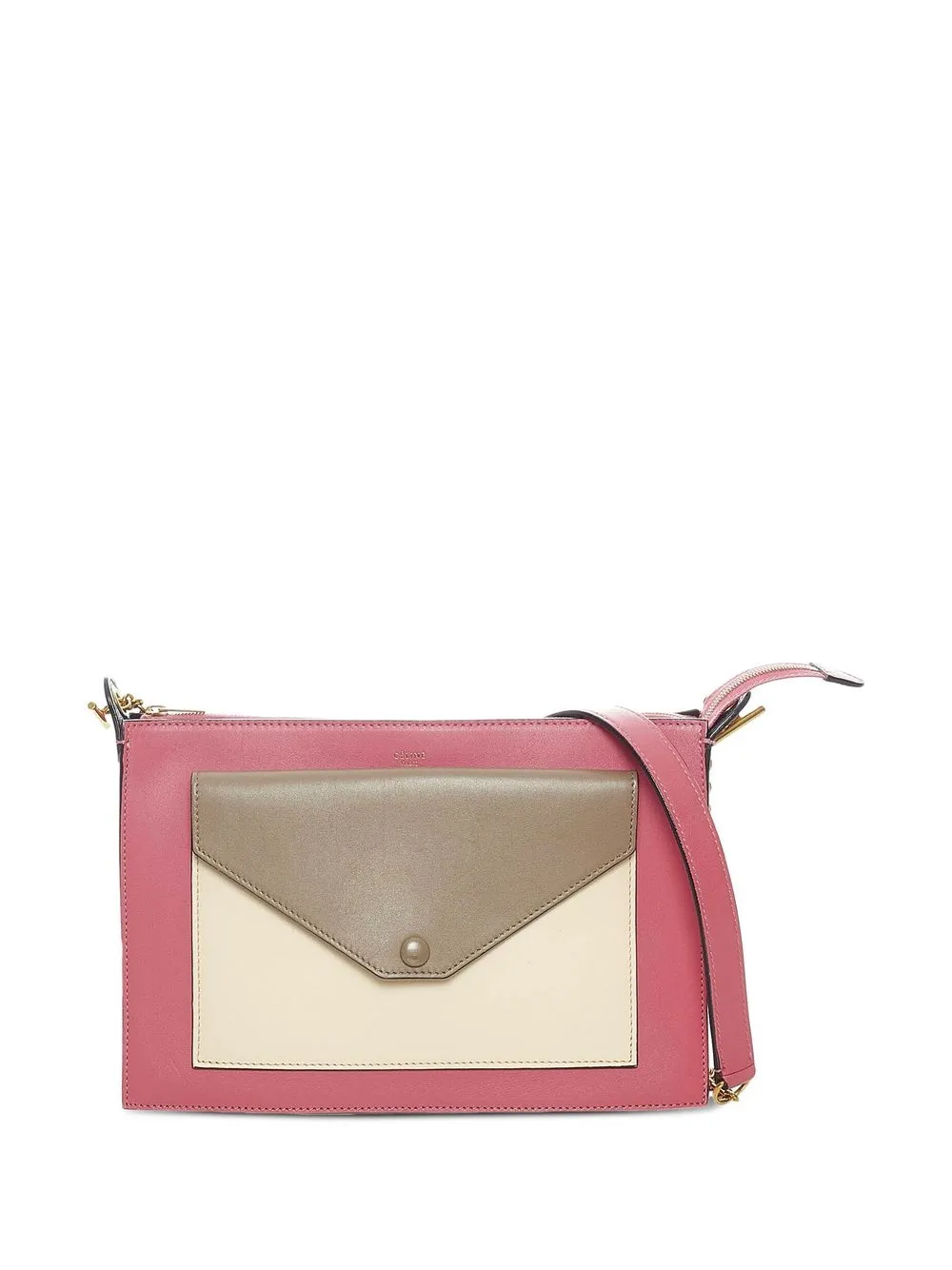 

Céline Pre-Owned bolsa crossbody Tricolor Zip Envelope - Rosado