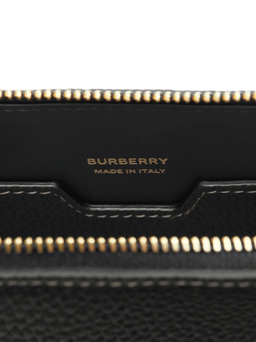 Affordable Burberry grained-leather TB pouch Women