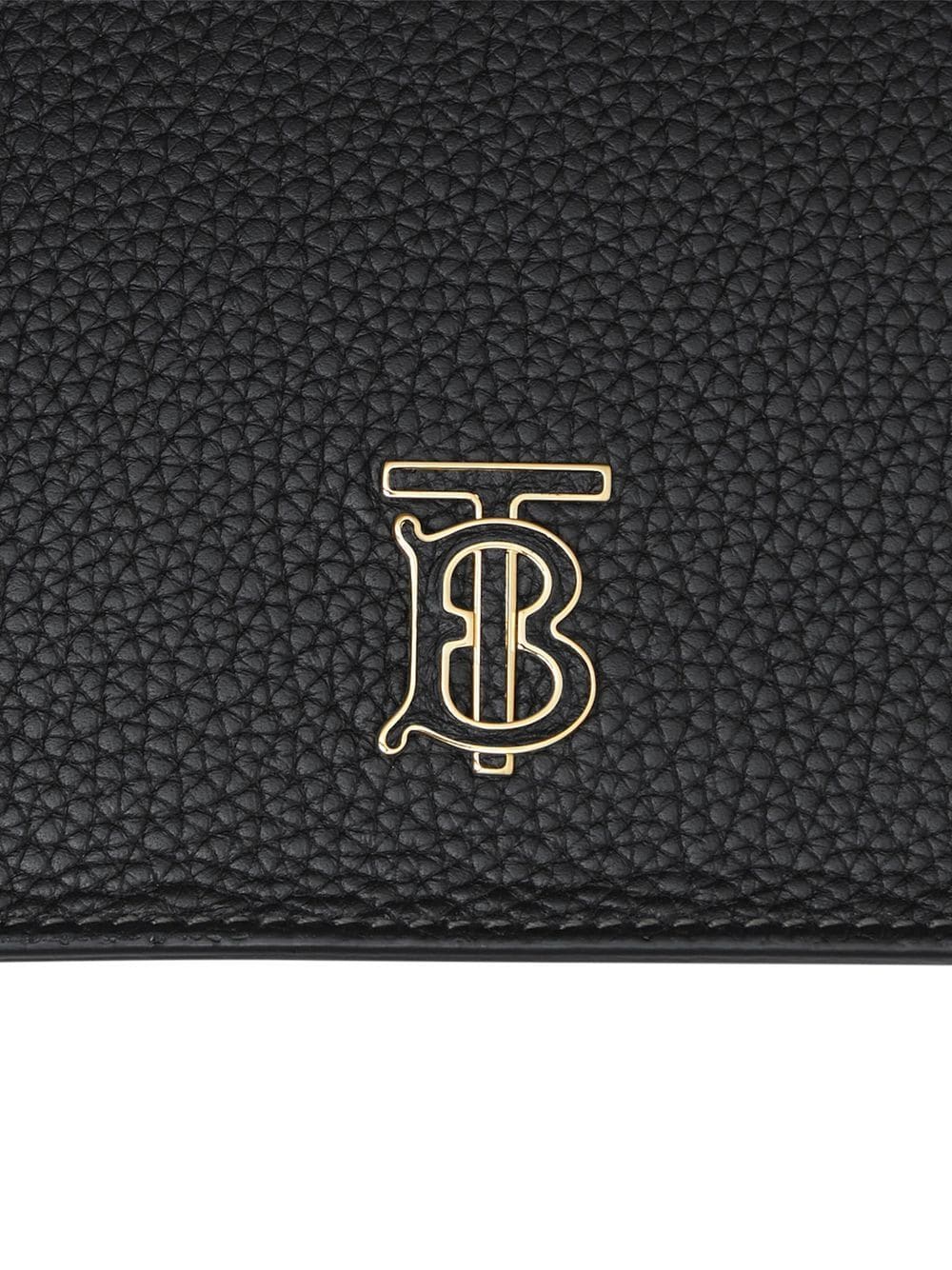 Grainy Leather TB Continental Wallet in Black - Women | Burberry® Official