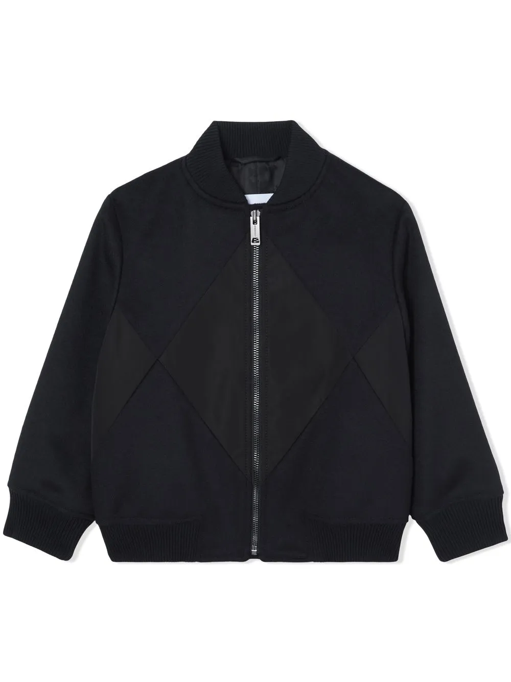 

Burberry Kids Animal Kingdom cashmere bomber jacket - Black