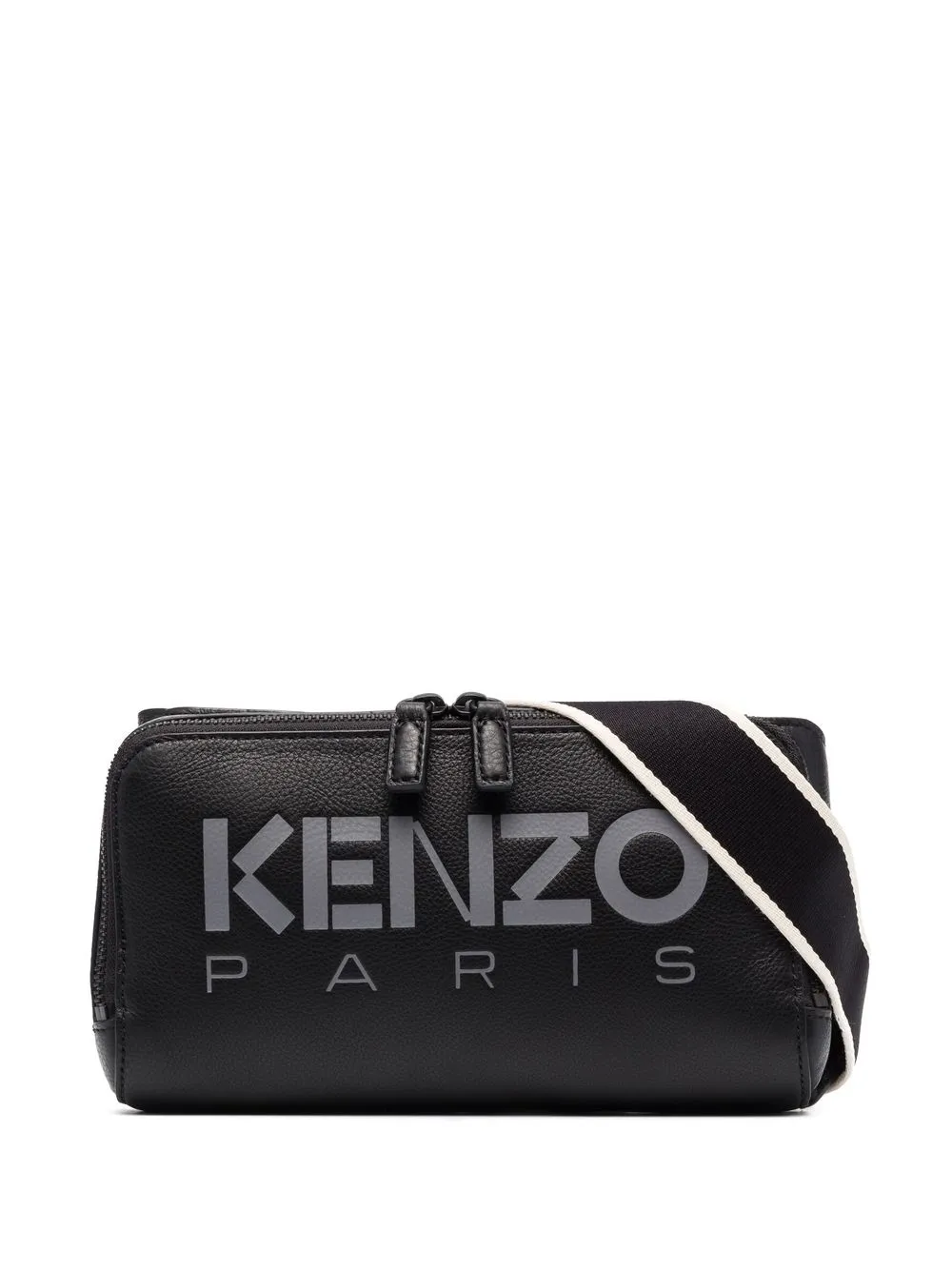 

Kenzo cangurera con logo estampado - Negro