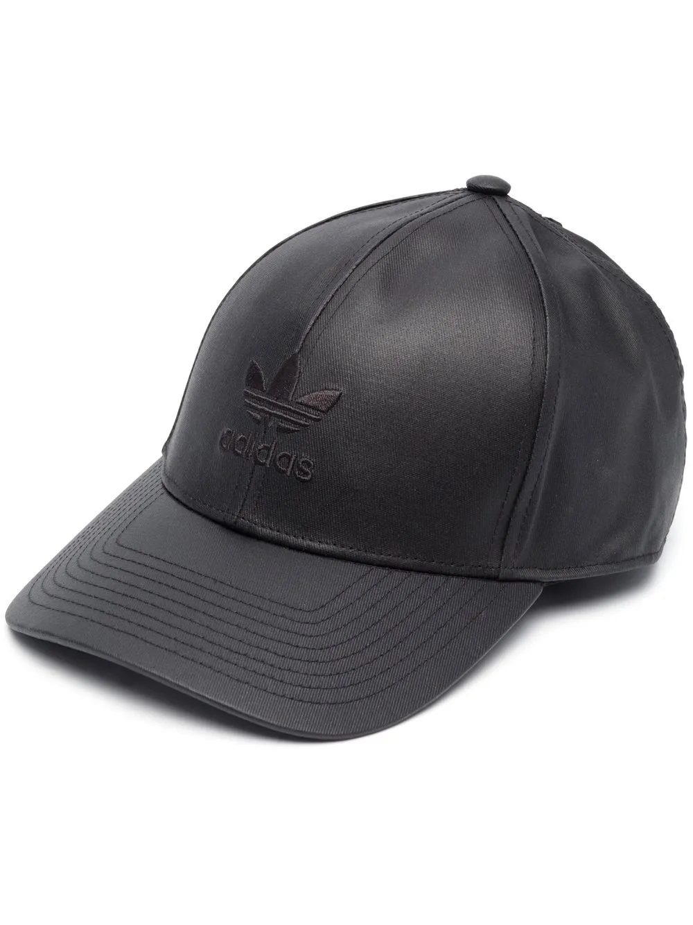adidas gorra con logo bordado - Negro