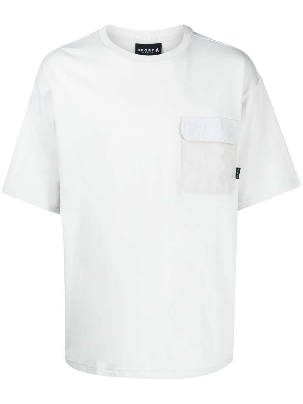 

SPORT b. by agnès b. contrast pocket T-shirt - Neutrals