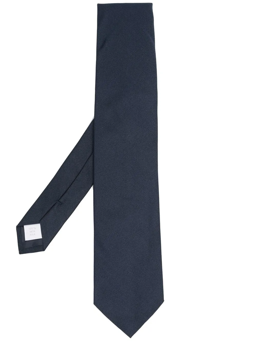 

D4.0 solid-color silk tie - Blue