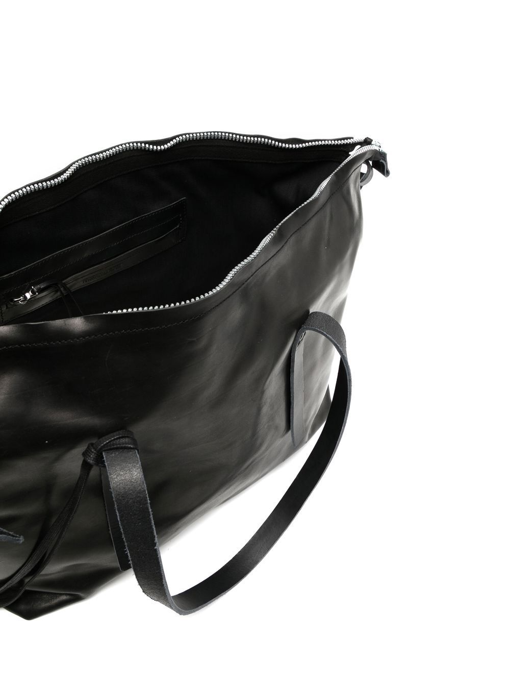 Shop Boris Bidjan Saberi Laces Detail Large Tote Bag In Black