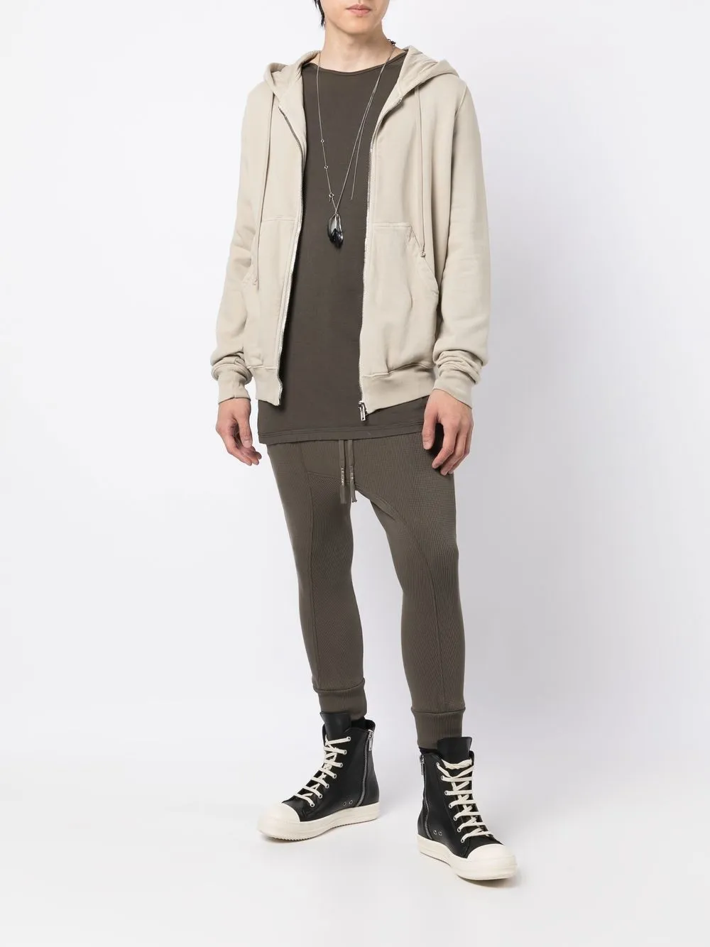 Boris Bidjan Saberi Broek met trekkoordtaille - Groen