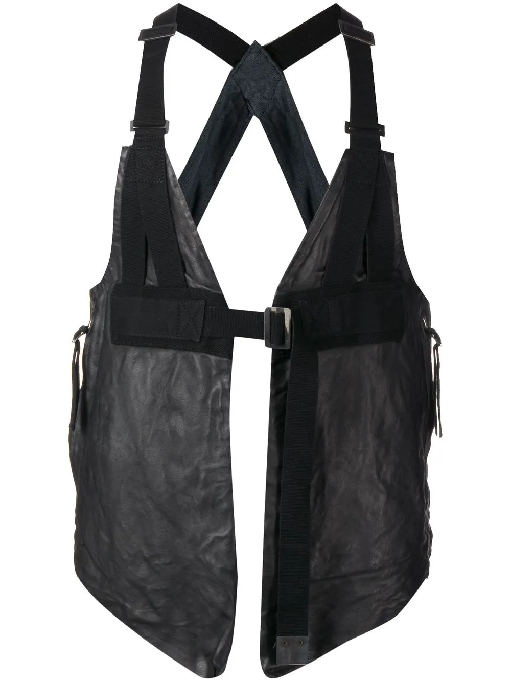 

Boris Bidjan Saberi chaleco con hebilla ajustable - Negro