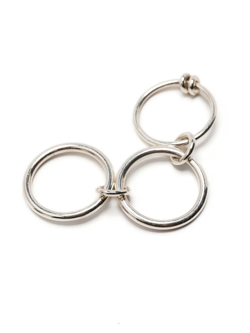 Spinelli Kilcollin Raneth Sterling-silver Linked Rings In Silver