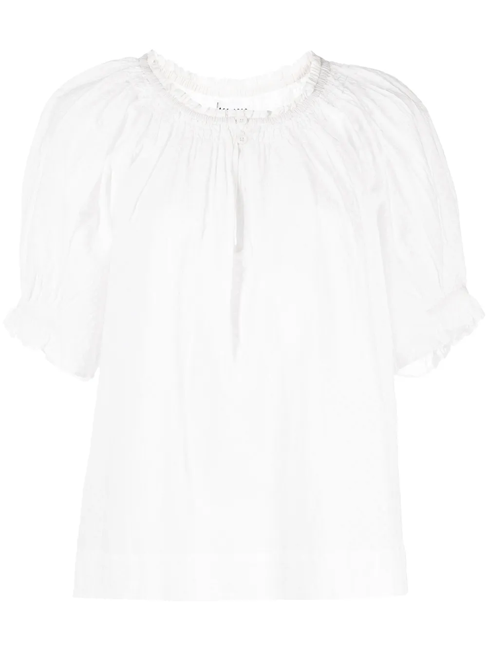 

Apiece Apart Las Casas puff-sleeve blouse - White
