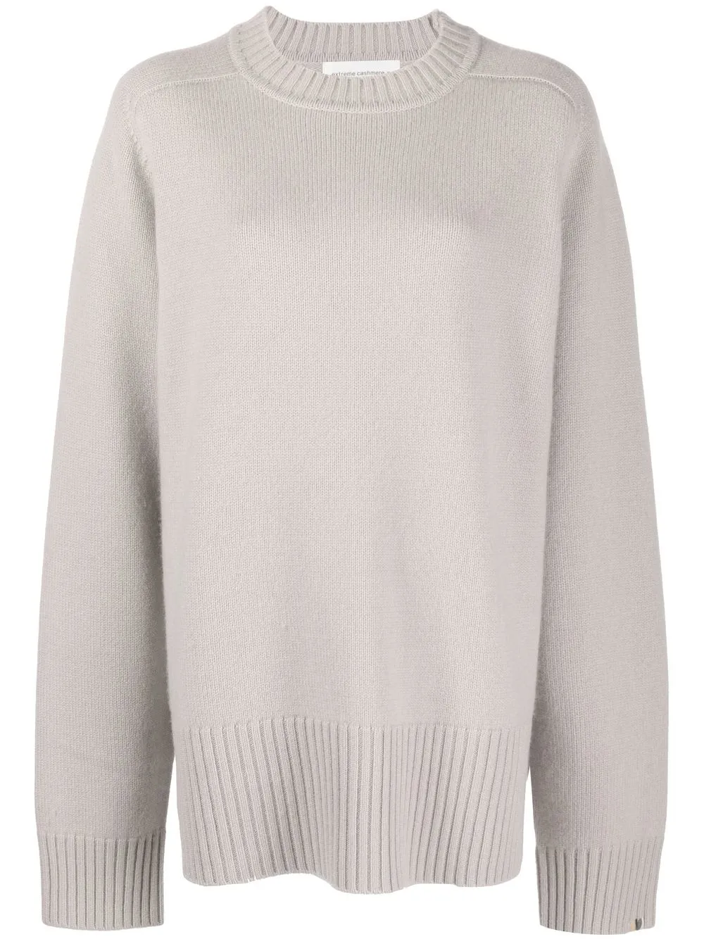 

extreme cashmere suéter de cachemira oversize - PEBBLE