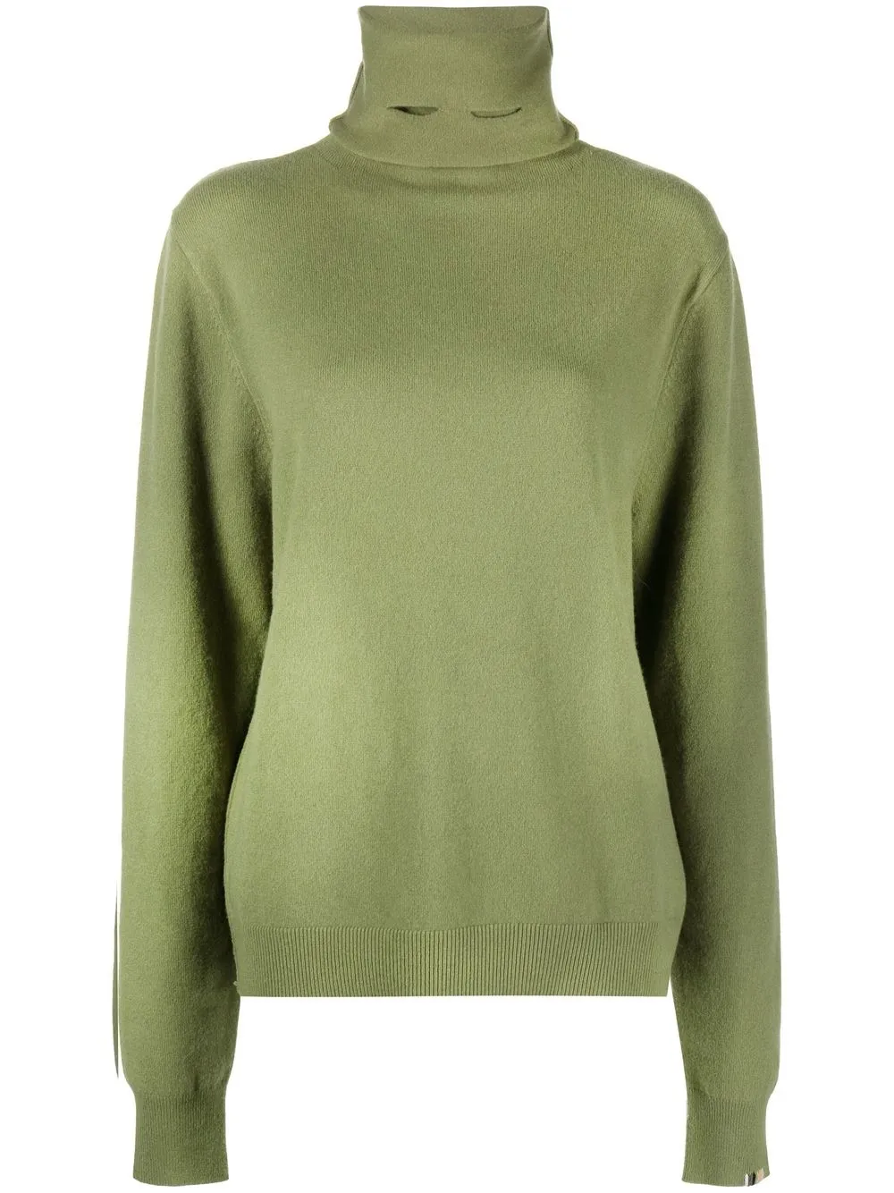 

extreme cashmere suéter oversize con cuello vuelto - Verde