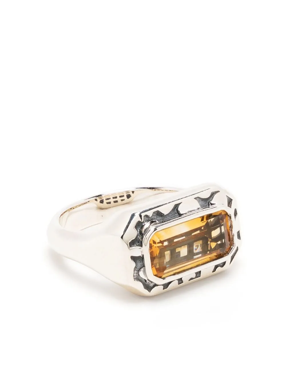 

Stolen Girlfriends Club anillo Monument Citrine - Plateado