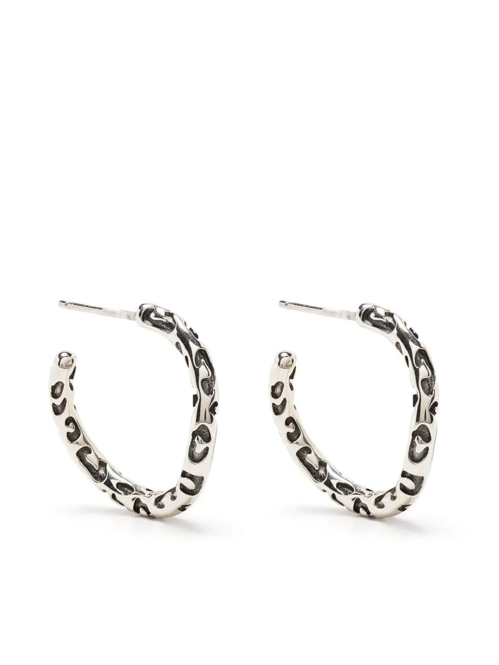 

Stolen Girlfriends Club aretes Leopard Wire - Plateado