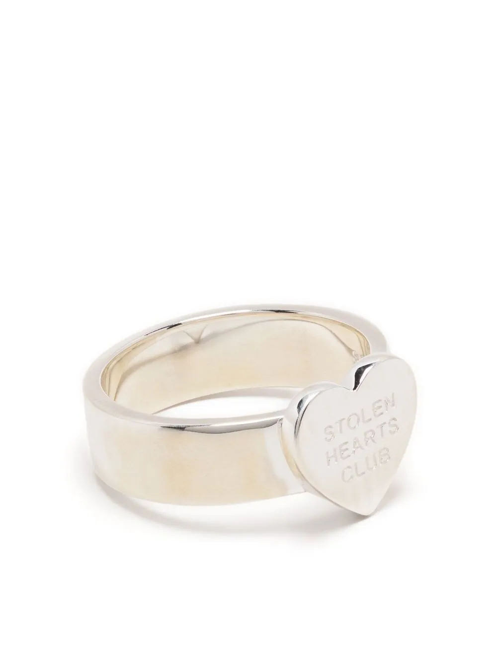 

Stolen Girlfriends Club anillo en forma de corazón - Plateado