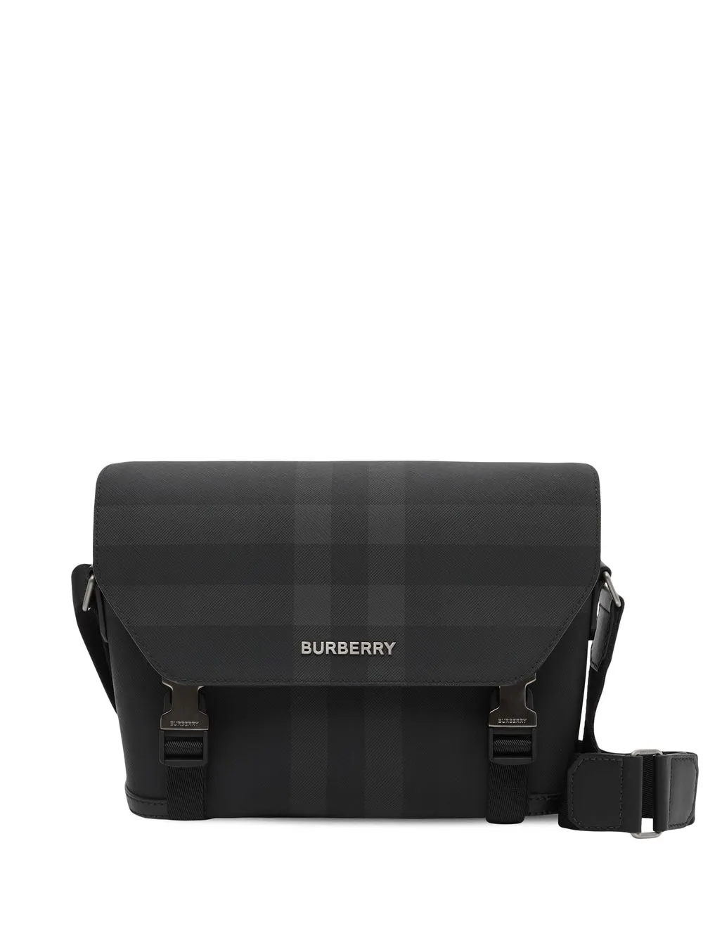 

Burberry bolsa de hombro con logo estampado - Negro
