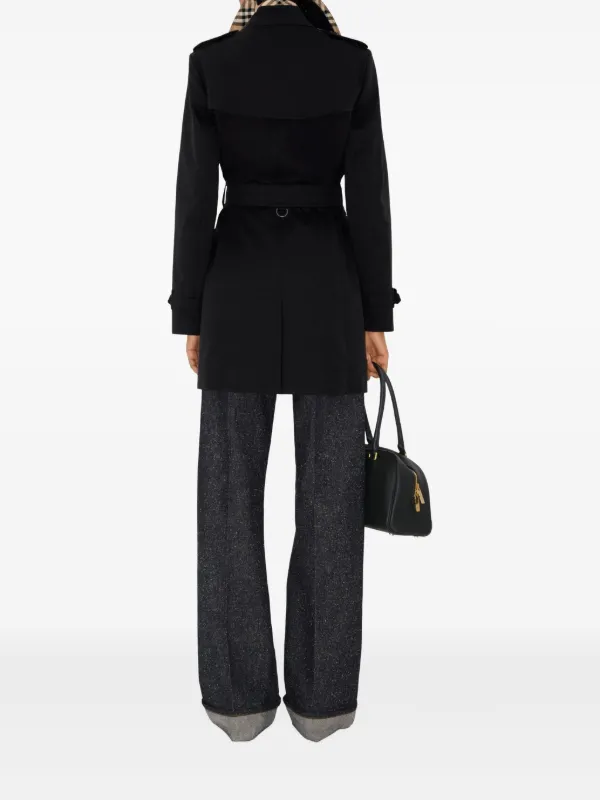 Burberry The Short Chelsea Heritage Trench Coat | Black | FARFETCH ZA