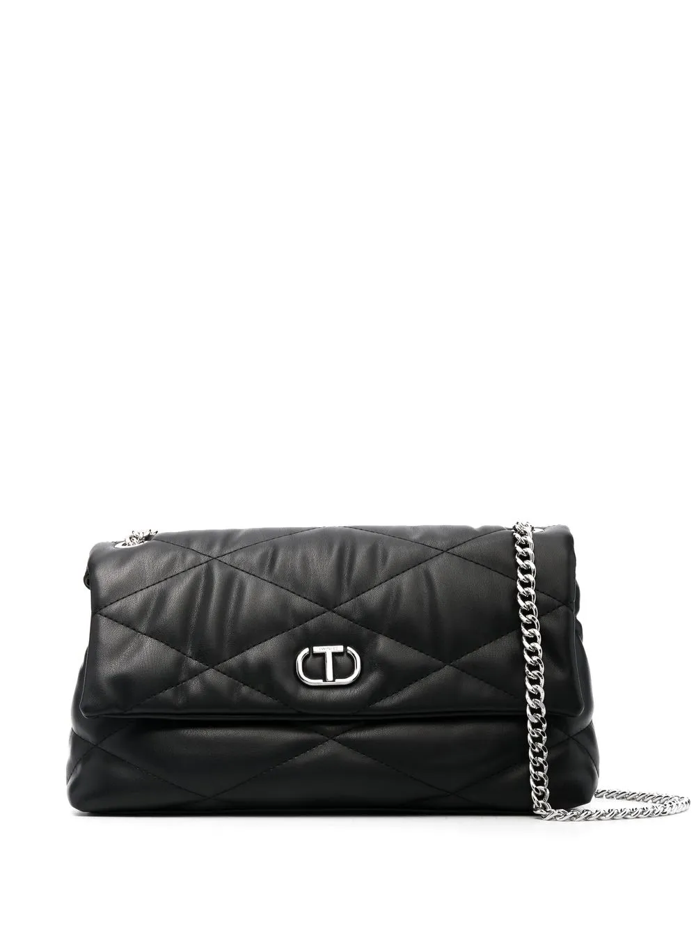 

TWINSET bolsa de hombro capitonada - Negro