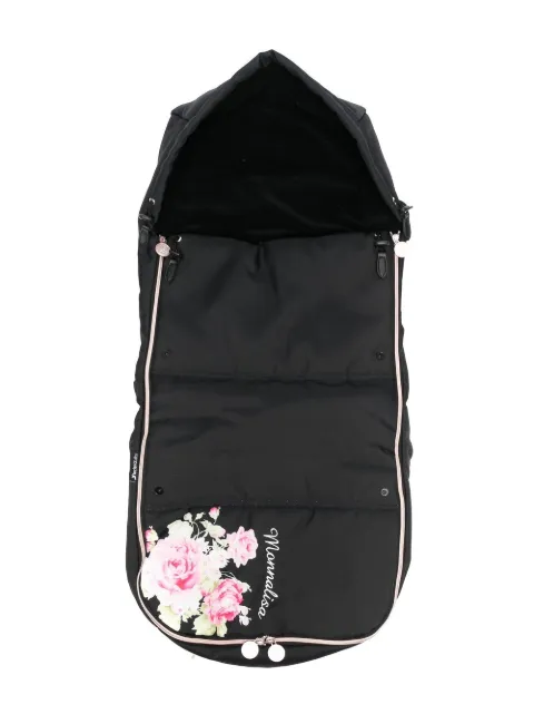 Monnalisa x Leclerc Baby floral-print thermal sleep bag