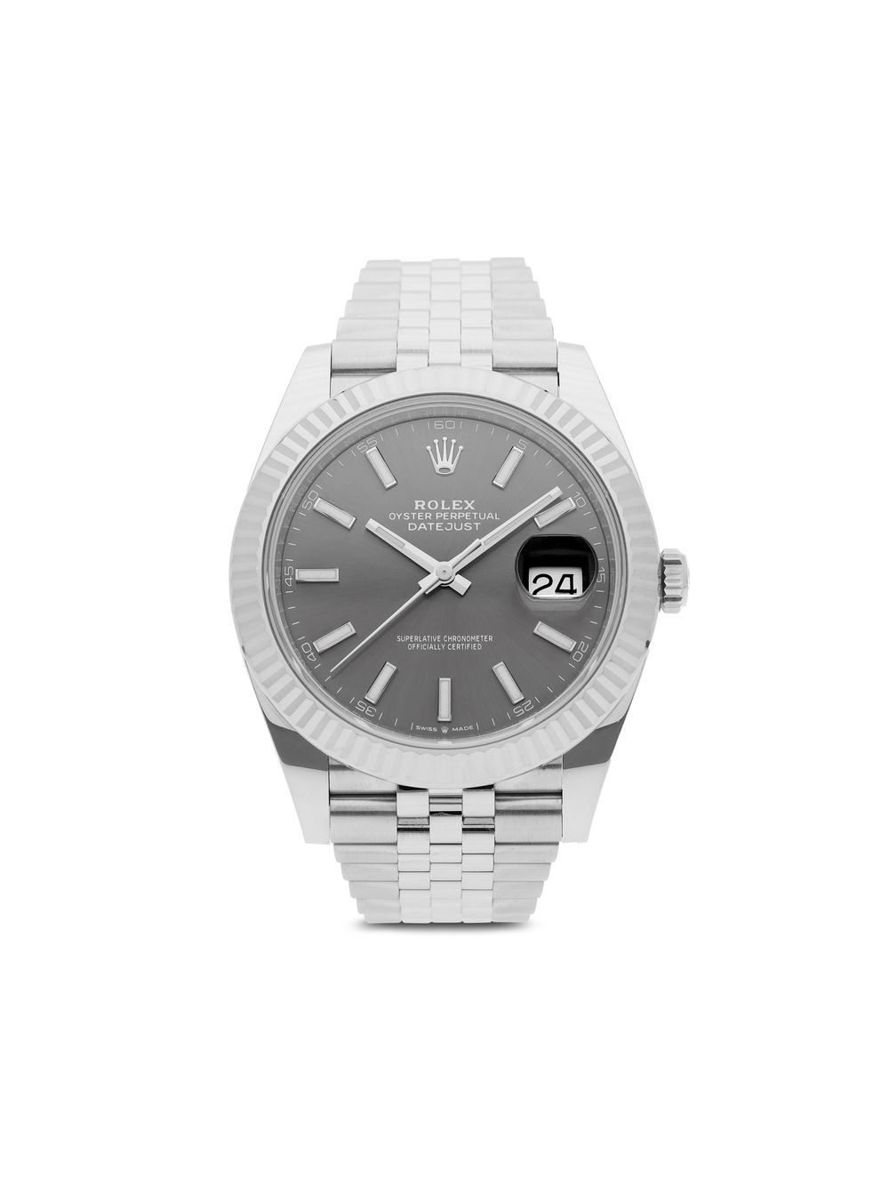 

Rolex reloj Datejust de 41mm 2019 pre-owned - Gris