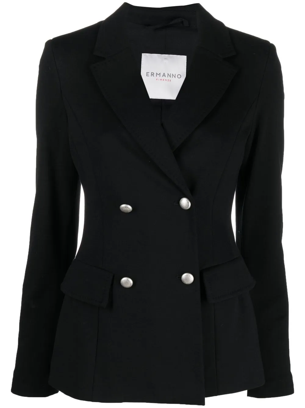 

ERMANNO FIRENZE blazer con doble botonadura - Negro