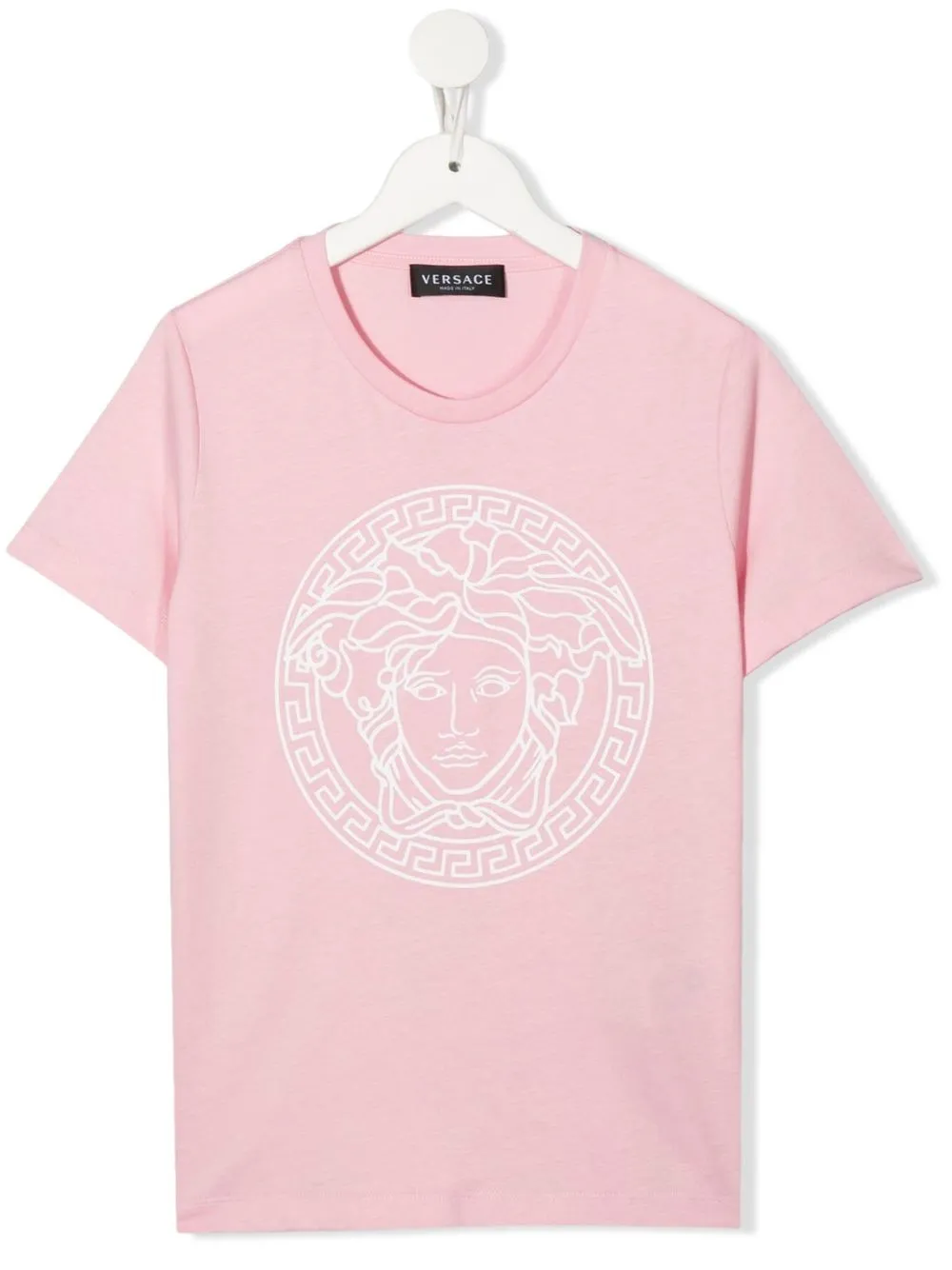 

Versace Kids playera con estampado gráfico - Rosado