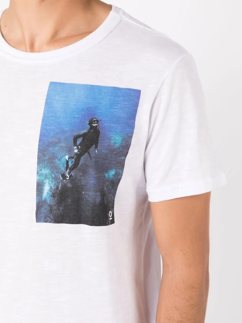 Osklen Graphic-print Detail T-shirt In White
