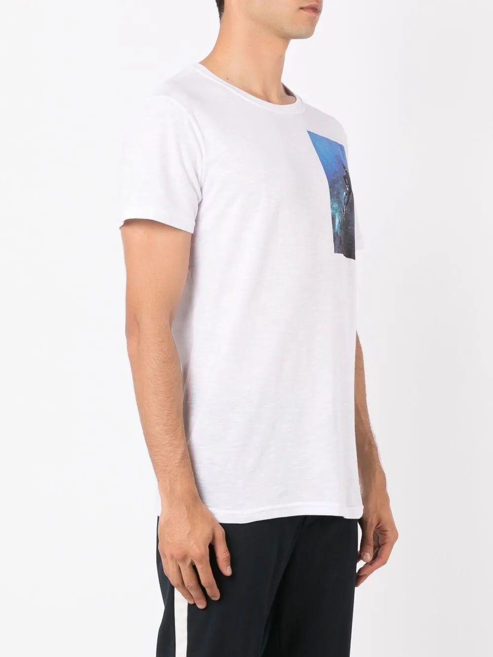 Osklen Graphic-print Detail T-shirt In White