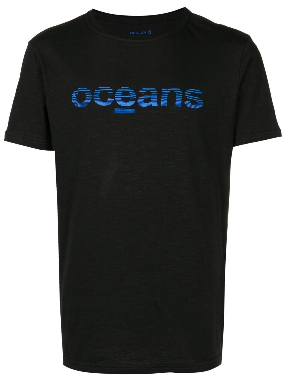 Osklen Oceans-print Detail T-shirt In Black