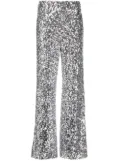 Sachin & Babi Alli sequin wide-leg trousers - Silver