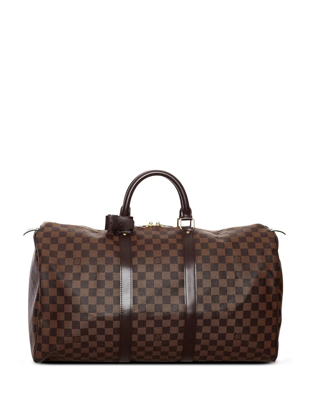 

Louis Vuitton pre-owned Damier Ebène Keepall 50 travel bag - Brown