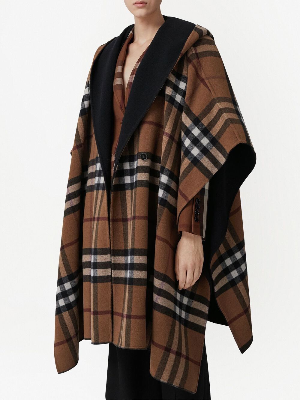 Burberry Reversible Check Cape - Farfetch